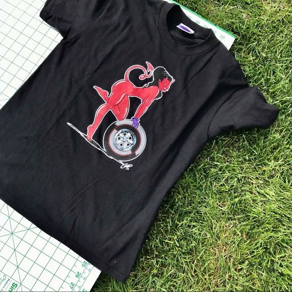 Poster Pop Coop Devil Black T-Shirt YL - Picture 8 of 10